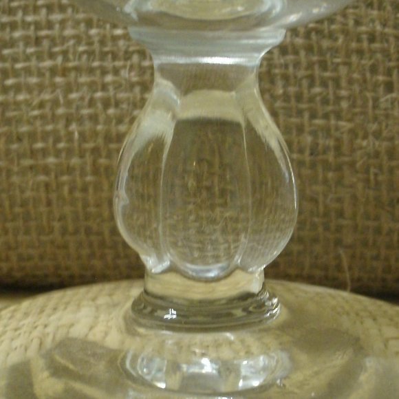 Vintage Libbey Silver Leaf Goblet Stemmed Glass - Picture 14 of 16